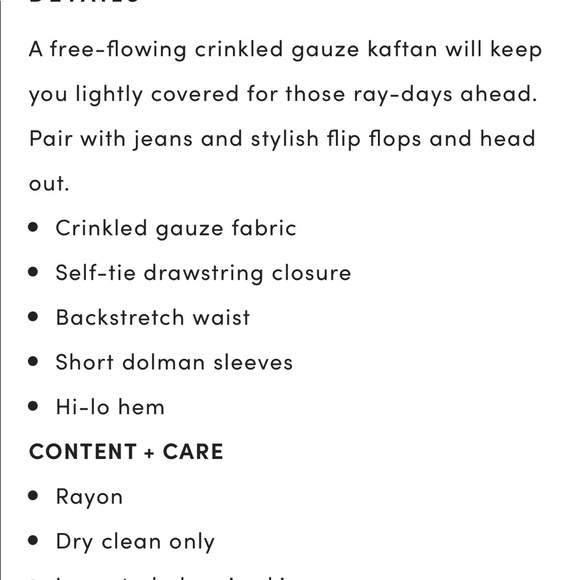 Navy floral high-low kaftan - Picture 4 of 4